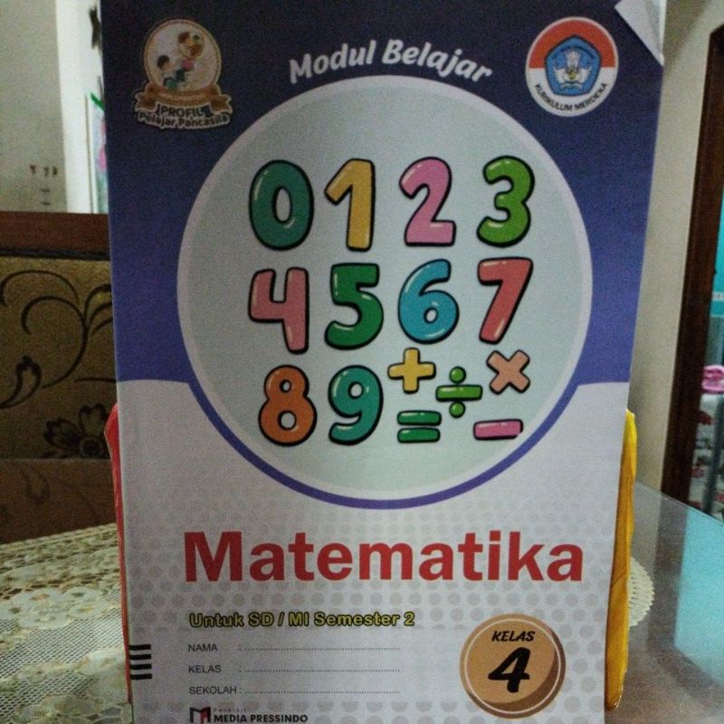 LKS Matematika SD Kelas 4 Semester 2 Kurikulum Merdeka,  Media Pressindo