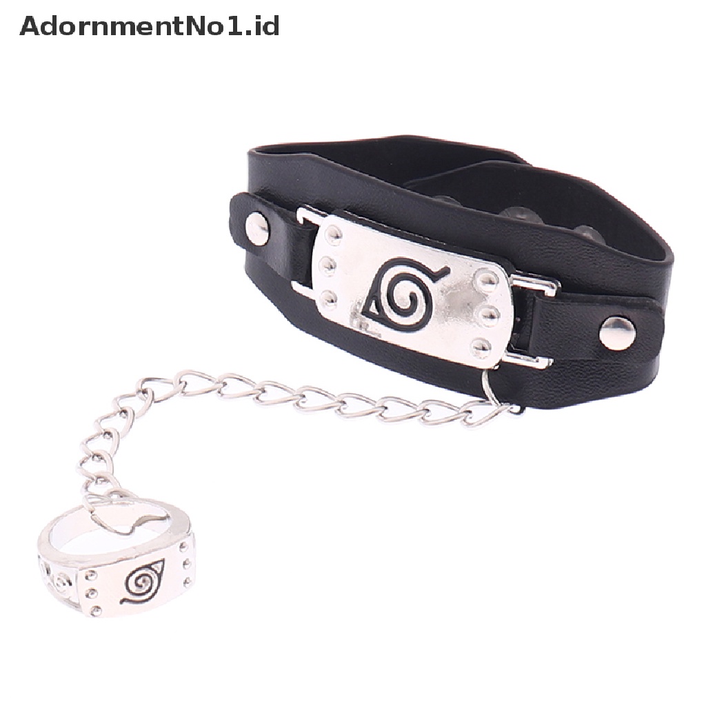 [AdornmentNo1] Naruto Kostum Cosplay Aksesoris Naruto Gelang Jari Cincin Anime Props Hadiah [ID]