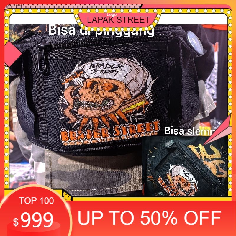 cod waisbag,tas pinggang,cod tas pinggang,tas selempang tas pinggang brader street,waisbag,tas sling