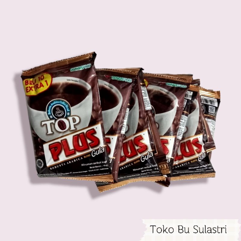 

TOP Plus Sachet (Kopi+Gula) 1 Renceng 10 sachet