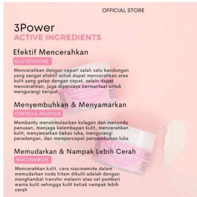 CELLUVIE PEMUTIH KETIAK DAN SELANGKANGAN UNDERARM WHITENING ORIGINAL