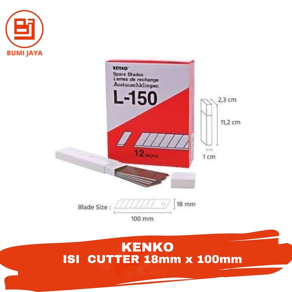

isi cutter kenko 5 pcs