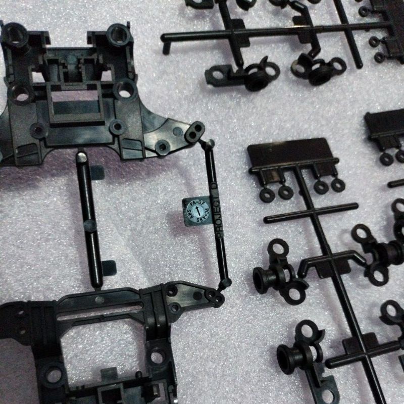 Rep Tamiya 95232 94722 HG NT Carbon Reinforced N-04/T-04 Units Untuk Ms Chassis ( Bukan original tam