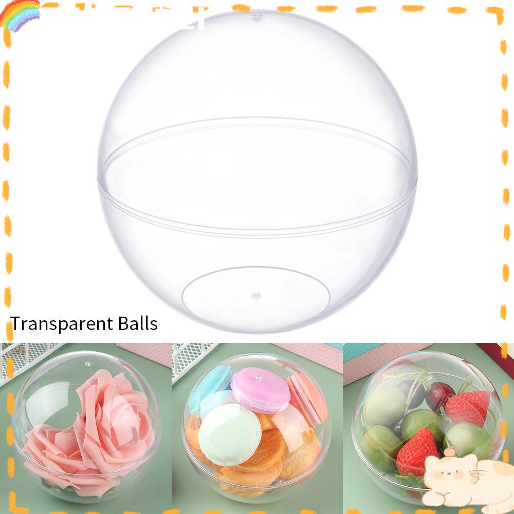 Solighter Candy Box Packaging Aksesoris Mandi Hari Valentine Kreatif Kotak Gula DIY Kemasan Makanan Bath Bomb Bola Transparan
