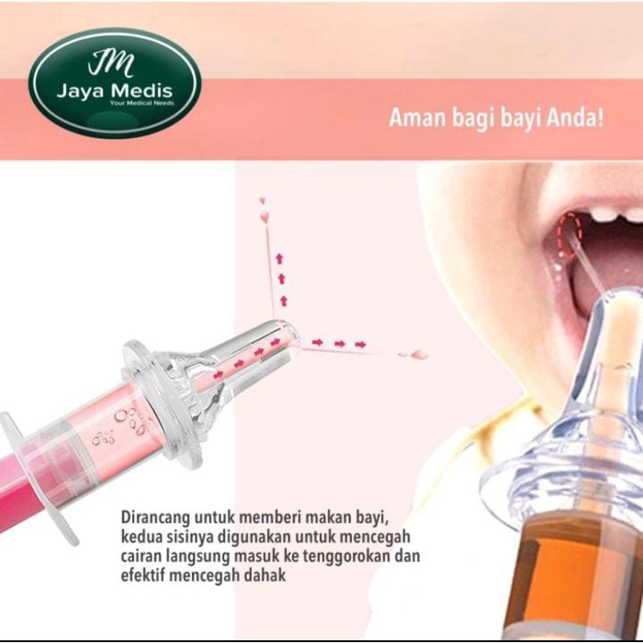 DROPPLER UNTUK OBAT VITAMIN DAN MADU UNTUK BAYI - BENTUK DOT