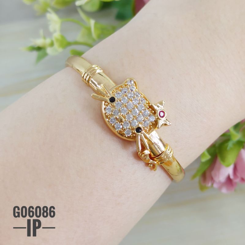 Gelang Yaxiya Hello Kitty Zircon G06086