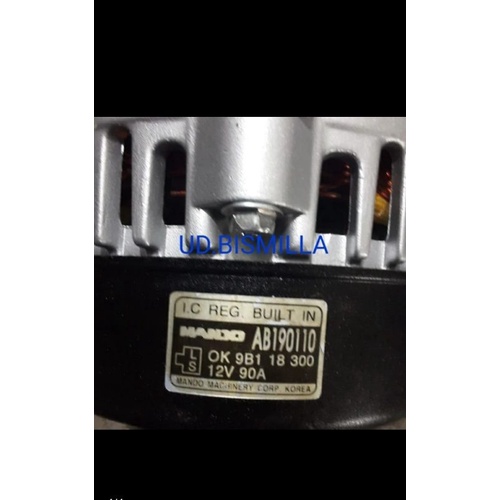 dinamo ampere amper hyundai tucson 1 kia sportage 1 sportage 2  avante 12v 90A ori valeo