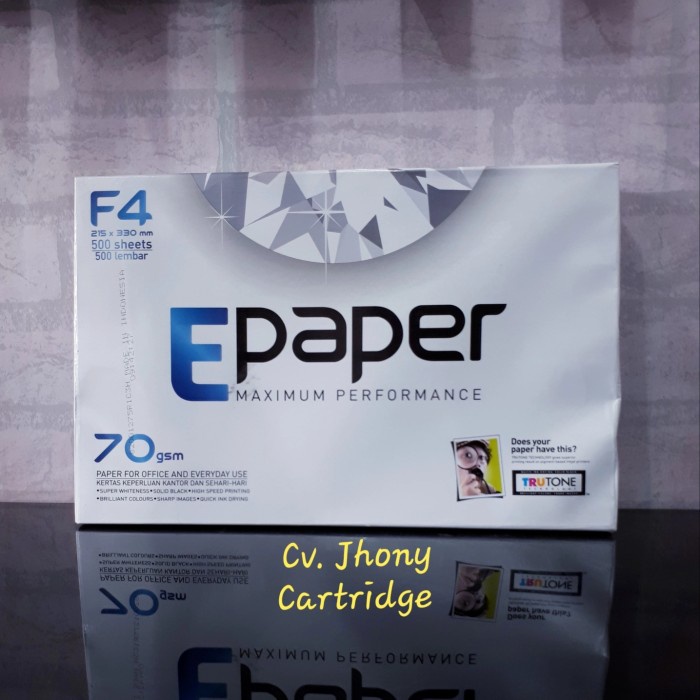 

`````````] Kertas Print Hvs Epaper F4 70g 70 gram gr gsm