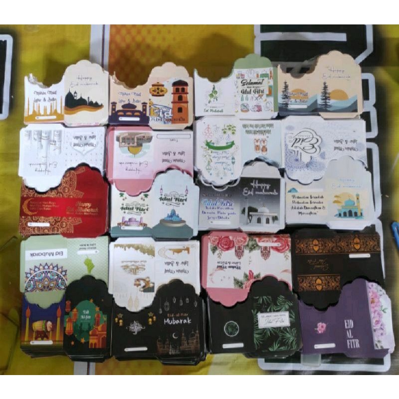 

Amplop Lebaran Motif Lucu & Aid Mubarak Premium UK Sedang 7x11 (10 pcs Sudah Di Lem)