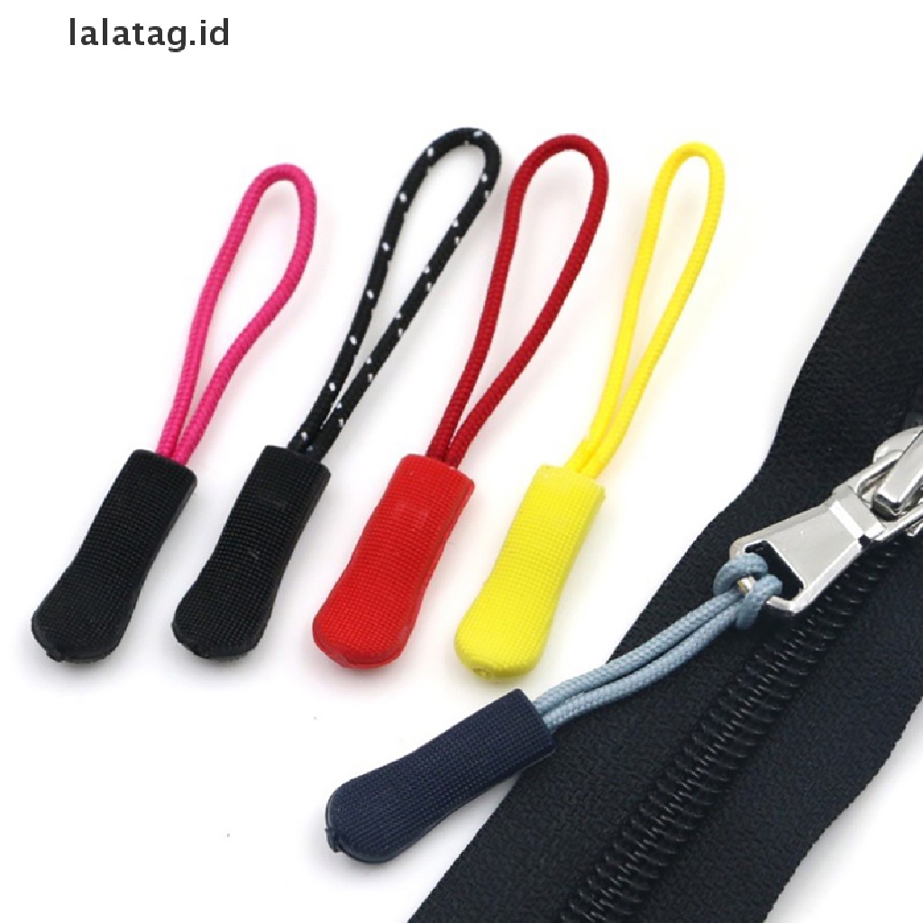 [lalatag] Zipper Pull Puller End Fit Rope Tag Pengganti Klip Gesper Fixer Zip Cord Bag [ID]