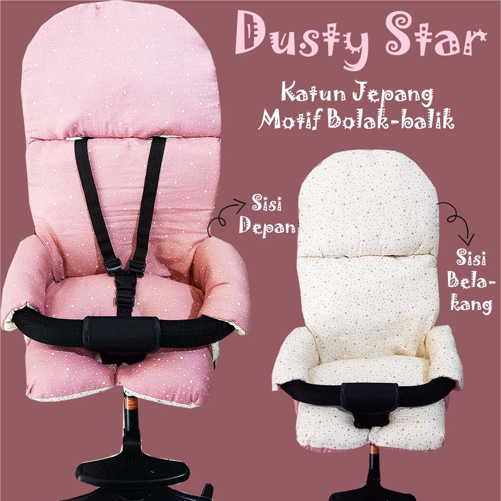 DUSTY STAR - KATUN JEPANG STROLLER PAD Alas stroller roda 4/5 Exotic lw 120, pasific,ezzy,baobaohao