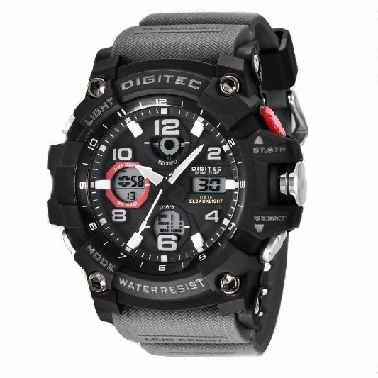 JAM TANGAN PRIA ORIGINAL ANTI AIR DIGITEC SPORT DA 2125/JAM TANGAN PRIA TALI KARET ANALOG DIGITAL