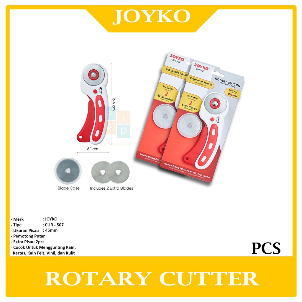 

JOYKO Rotary Cutter CUR - 507 - Pemotong Kertas