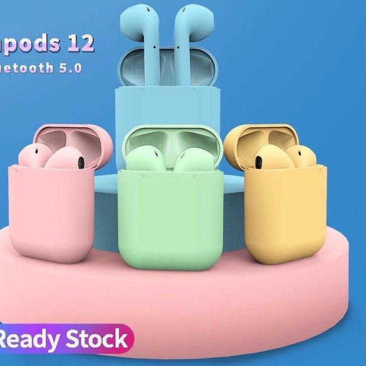 Headset Bluetooth TWS Wireless i7s Macaron Airdots Bass Stereo –RGJ.19Ja23a