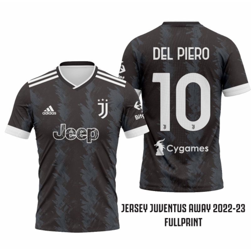 Jual Jersey Juventus Away 202223 Fullprinting (Gratis nama dan nomor