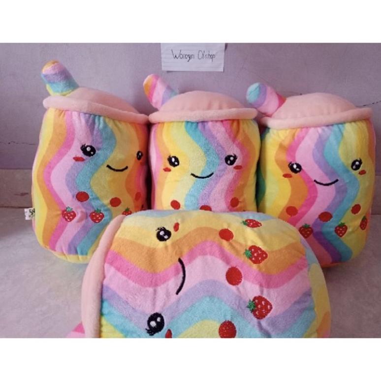 PRODUK- BONEKA BOBA RAINBOW PELANGI LED TERBARU BONEKA BOBA TERBARU VIRAL MURAH LED BONEKA BOBA LED 