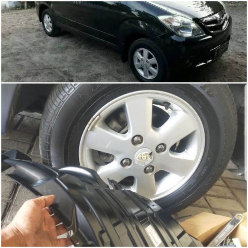 liner inner fender depan spakbor avanza tipe E dan G xenia tutup spakbor depan avanza xenia 2004 201