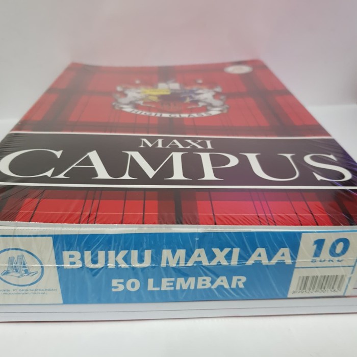 

#####] Buku Tulis AA Maxi Campus 50 Lembar