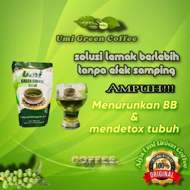 

Umi Green Coffee Original Pelangsing 100% Asli Herbal UGC