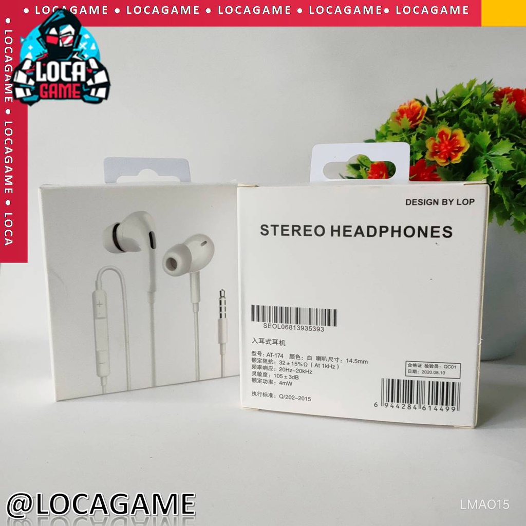 HEADSET | HANDSFREE | HF | EARPHONE EARBODS IPOD 3199