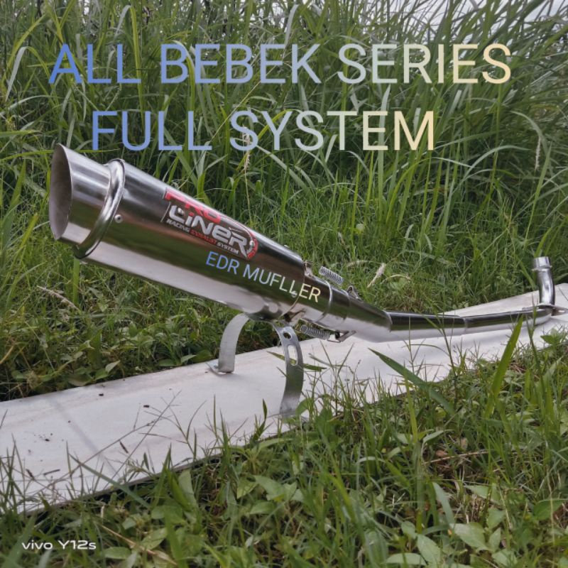 KNALPOT RACING PROLINER UNTUK MOTOR SUPRA X SUPRA X125 SUPRA FIT REVO JUPITER KASRISMA