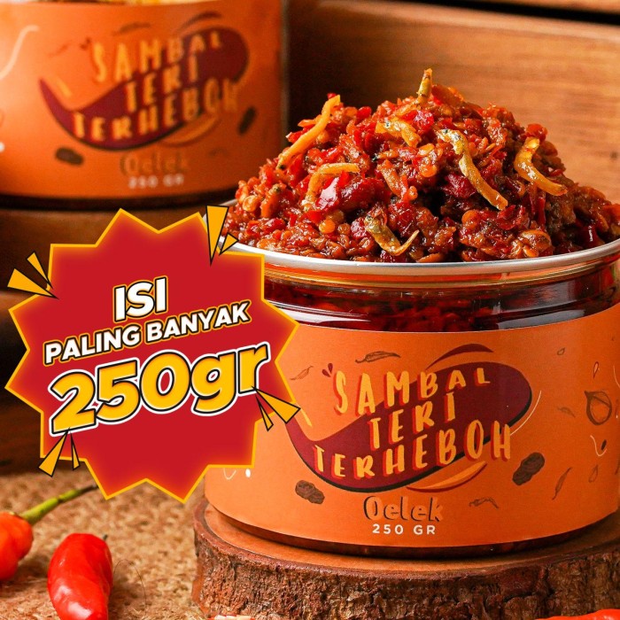 

Asa Sambal Teri Terheboh Oelek / Sambal Enak / Sambal Pedas