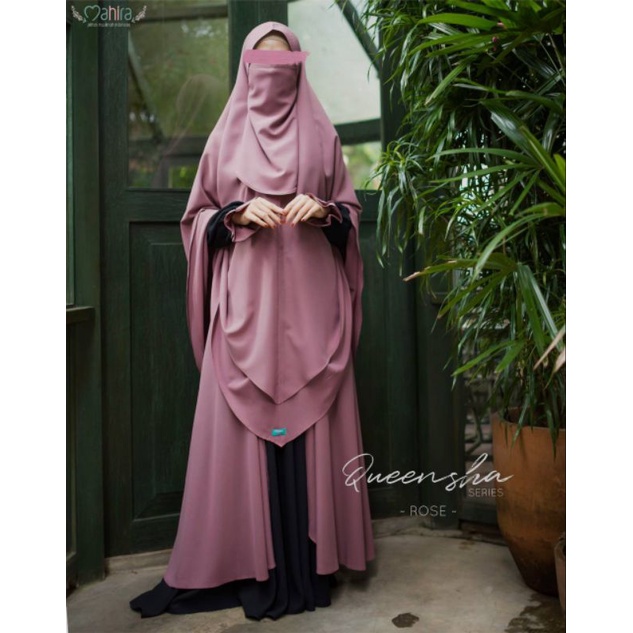 Gamis Set Hijab Syar'i Queensha Mahira Indonesia