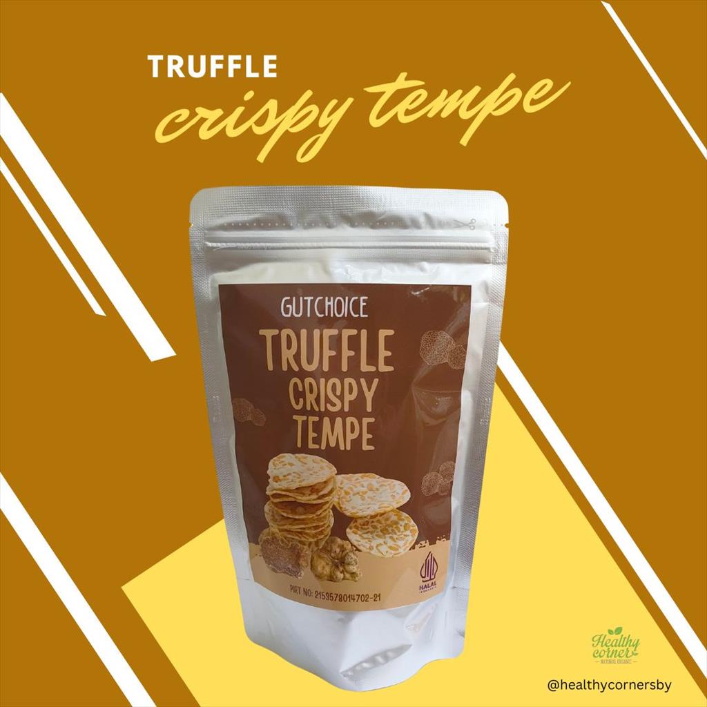 

Keripik Tempe Krispi Rasa Jamur Truffle Crispy Tempeh 50g