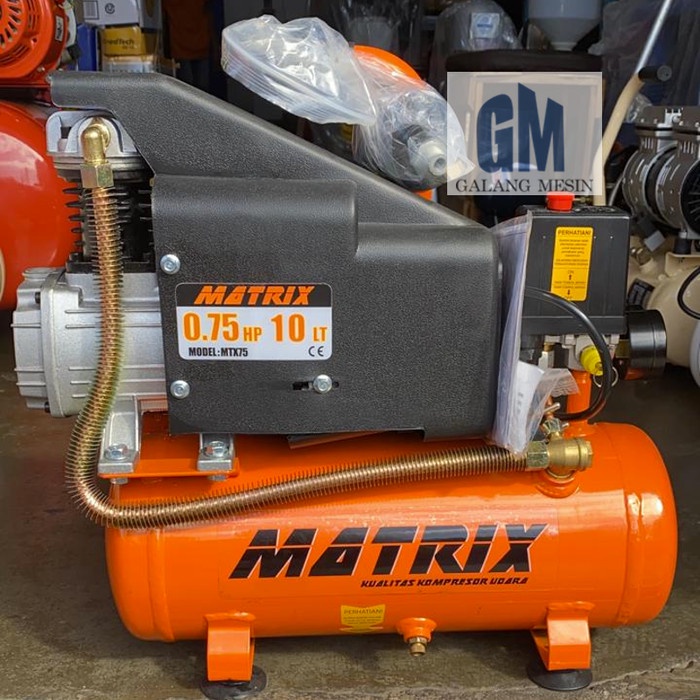 %%%%] Kompresor Angin Mini Air Compressor Listrik Matrix MTX-75 0,55 KW 550W
