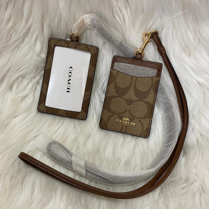 

Coach F63274 sign pvc lanyard id khaki saddle2 TERMURAH