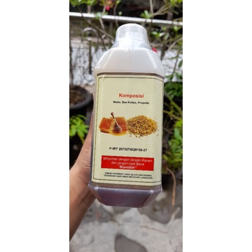 MADU SUPER KALIMANTAN PLUS PROPOLIS DAN BEE POLLEN AL-MURUAH NETTO 1000 GRAM