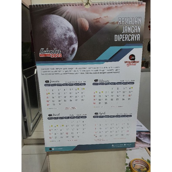 Jual Kalender Dinding 2023 M Plus Hijriyah Plus Penandaan Puasa Jilid ...