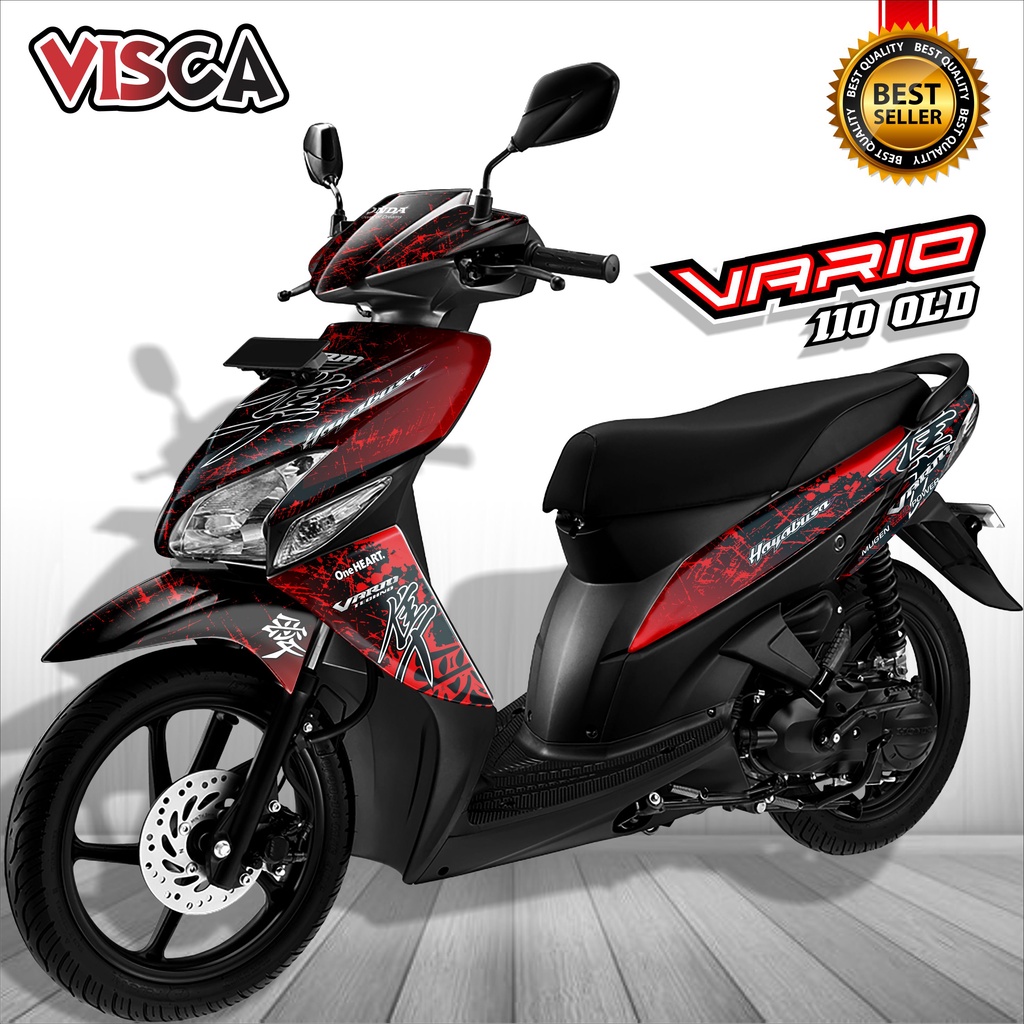 Decal Vario 110 Karbu Stiker Vario Karbu Striping Vario Karbu Decal Vario 110 Full Body Hybs
