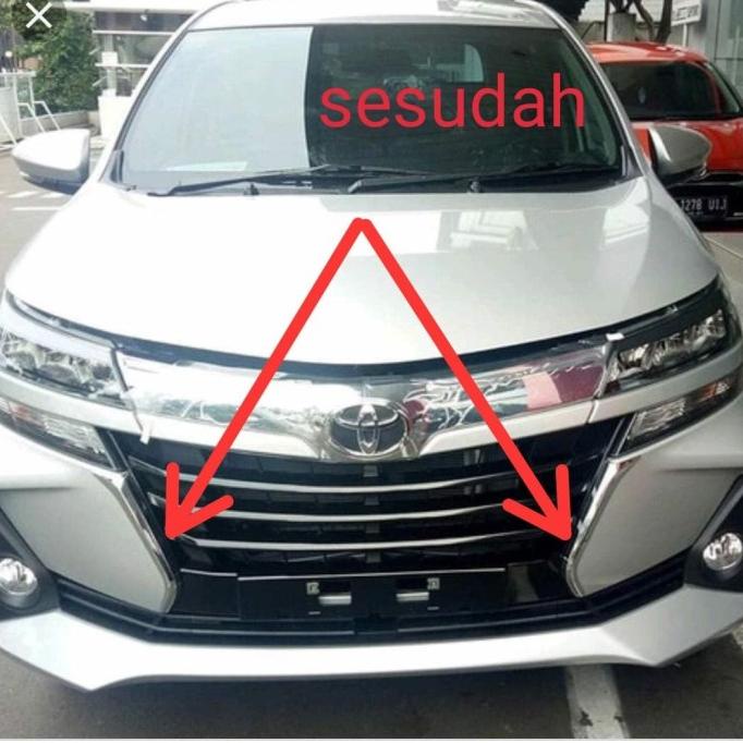 list grill list bumper depan avanza xenia 2019 original toyota