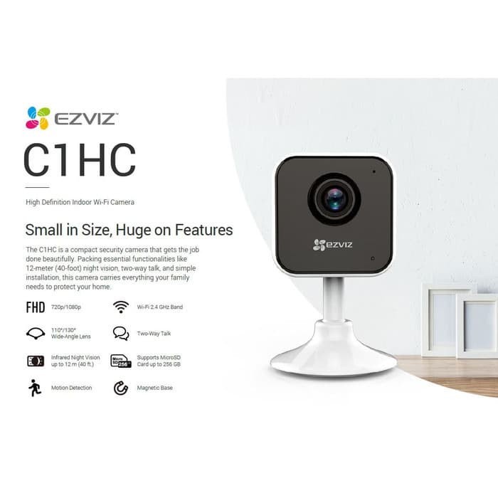 EZVIZ C1HC INDOOR CAMERA IP CAMERA CCTV 2MP C1HC