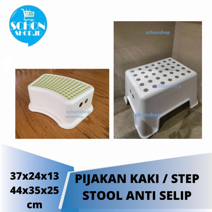 Toilet Bangku Tangga Anak Anti Slip Bangku Kecil Jongkok Step Stool Dingklik