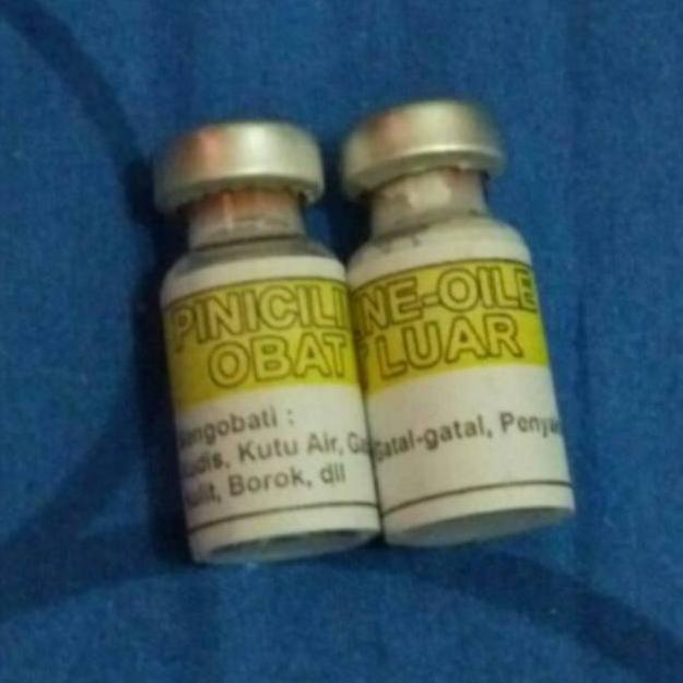 39 (ISI 3BOTOL) Piniciline oile - Pinisilin - Pinisilin Obat Luar Anti Bakteri 8p9pw