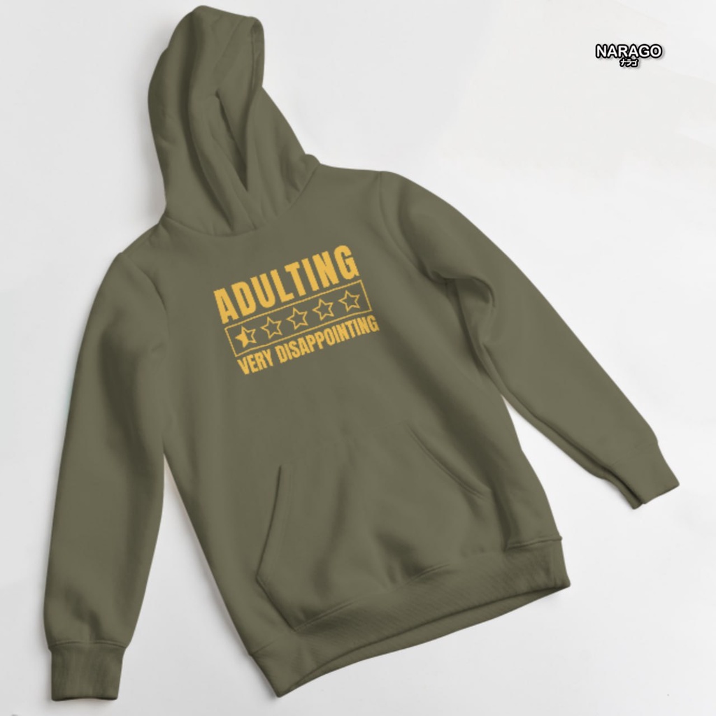 Nara.Grosir - Hoodie Jumper Adulting l Sweater Hodie Unisex