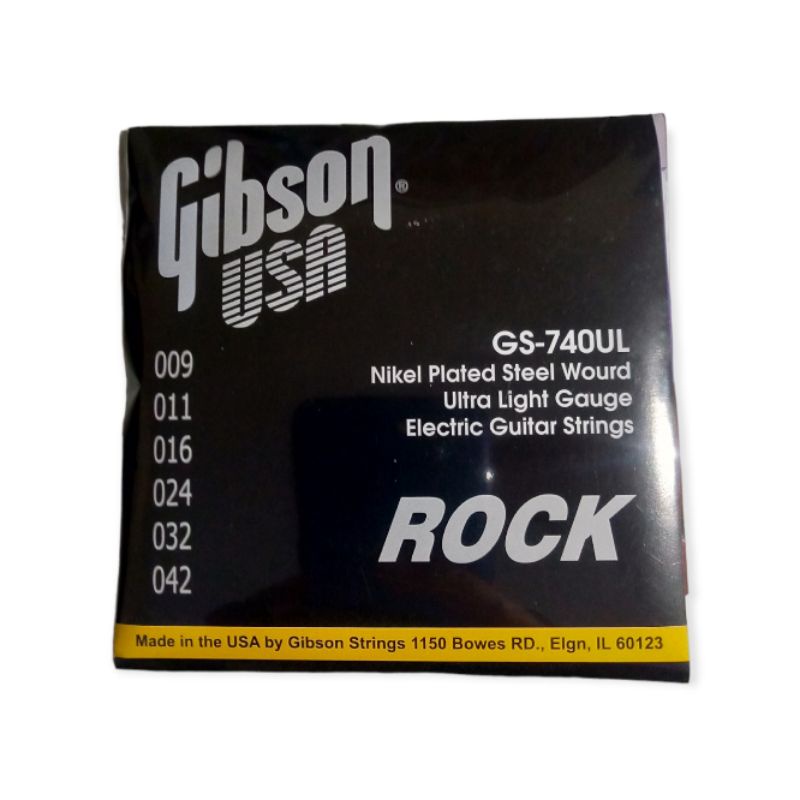 senar gitar gibson lokal 1set