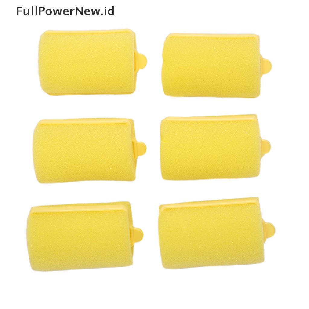 Power 1set Magic Foam Cushion Rollers Spons Perawatan Rambut Vintage Styling Pengeriting Lembut ID