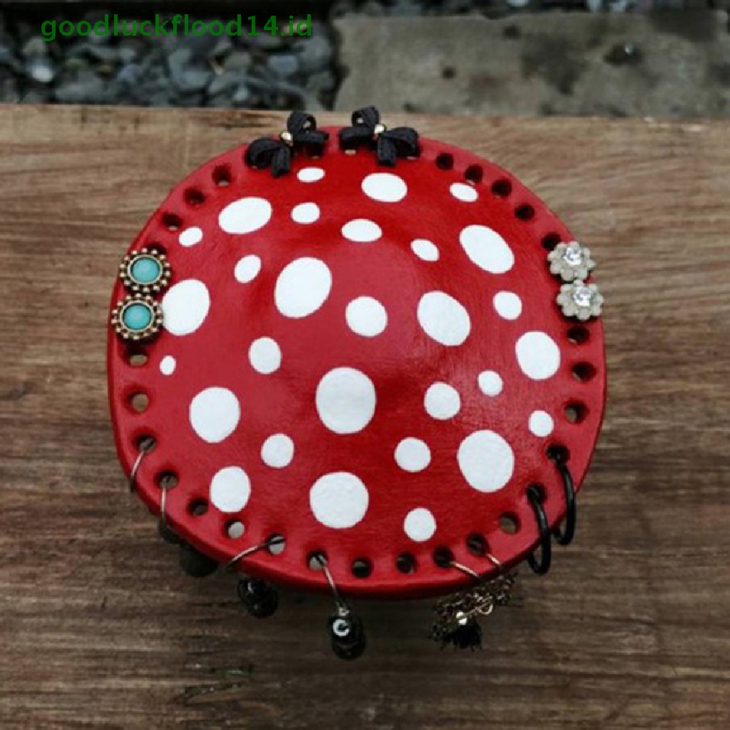 [GOOGFOUR] Tempat Anting Jamur 26lubang Anting Penyimpanan Rak Display Rack Organizer [TOP]