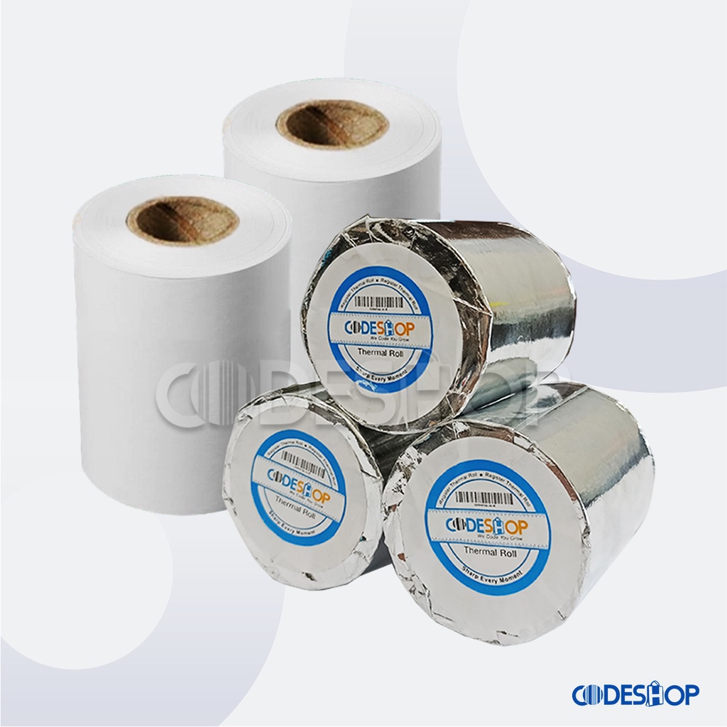 Kertas Thermal Codeshop Paper Roll 57 x 47 Struk Kasir