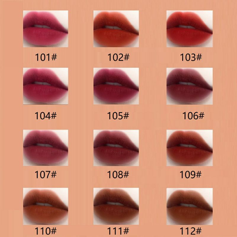 Beauty Glazed Chocolate Lipstick Matte Lip Moisturizing Gloss Longlasting Waterproof Cosmetics Lipstik