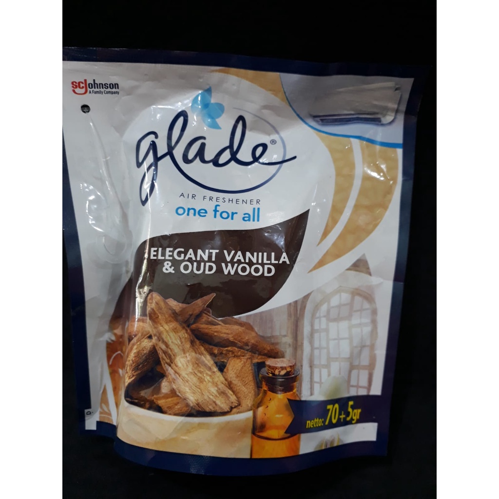GLADE ELEGANT VANILLA & OUD WOOD 70+5GR