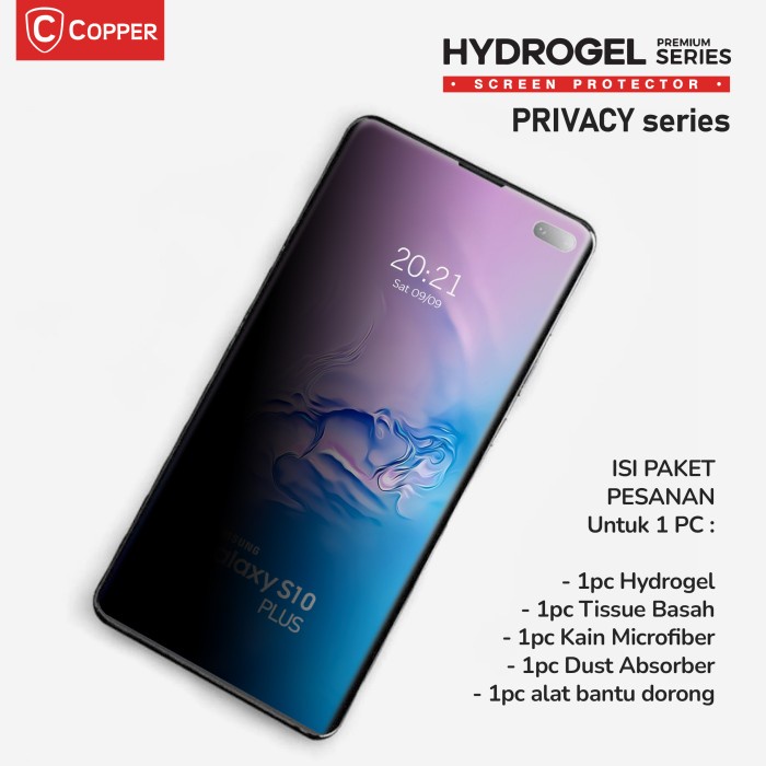 COPPER PRIVACY MATTE Huawei Honor 8x -Anti Gores Hydrogel