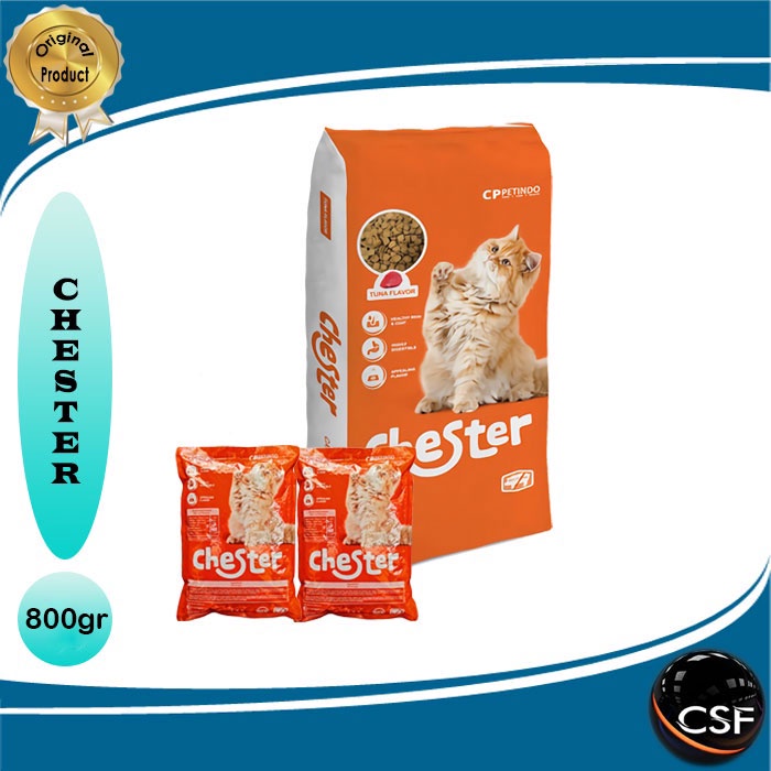 Makanan kucing Chester Tuna Cat Food 800gr - 1kg