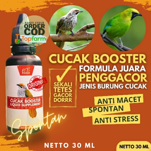 Doping Cucak Ijo 30mL / Vitamin Cucak Ijo / Obat Cucak Ijo Gacor / Doping Cucak Ijo Gacor / Vitamin 