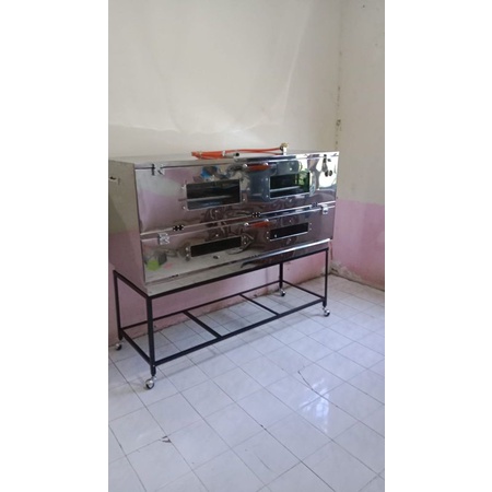 oven gas 120x55 stainless