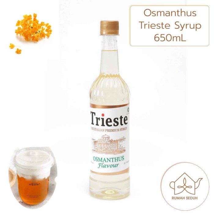 

650ML TRIESTE OSMANTHUS SYRUP - SIRUP TEH BUNGA OSMANTUS