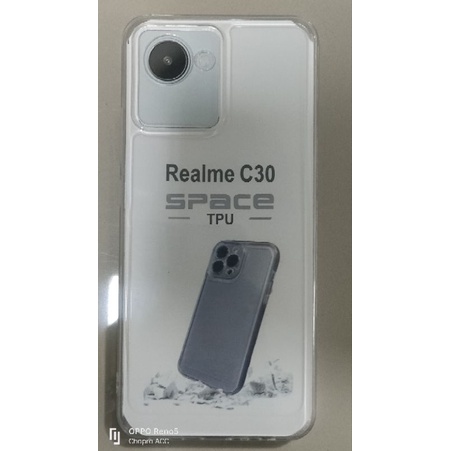 Softcase case slikon kondom bening type Hp realme C30 clear bag SPACE TPU pelindung camera kamera